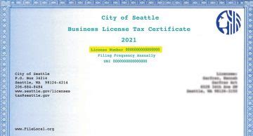city of seattle wa business licenses.